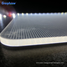 LED light guide panel clear pmma / acrylic sheet LGP